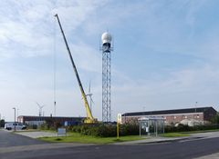 Borkum  -  Seit heute hat die Insel einen Turm mehr