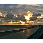 Borkum - Sonnenuntergang gestern Abend