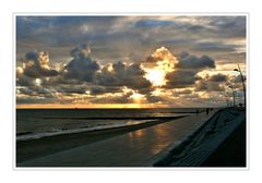 Borkum - Sonnenuntergang gestern Abend