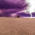 Borkum Strand Gewitter 