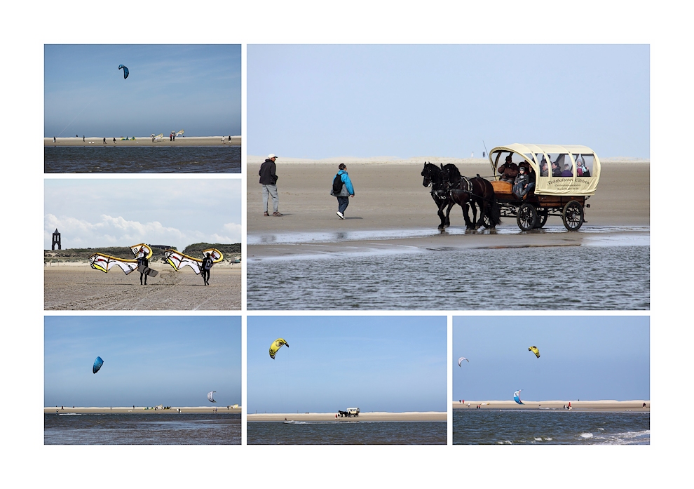 Borkum - Strandimpressionen