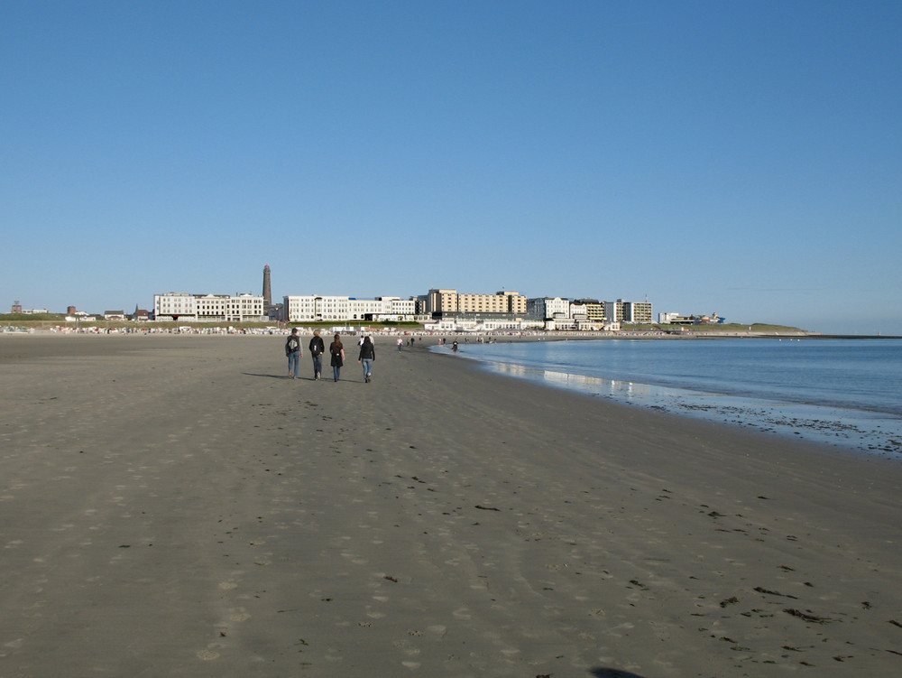 Borkum , Strandpromenade