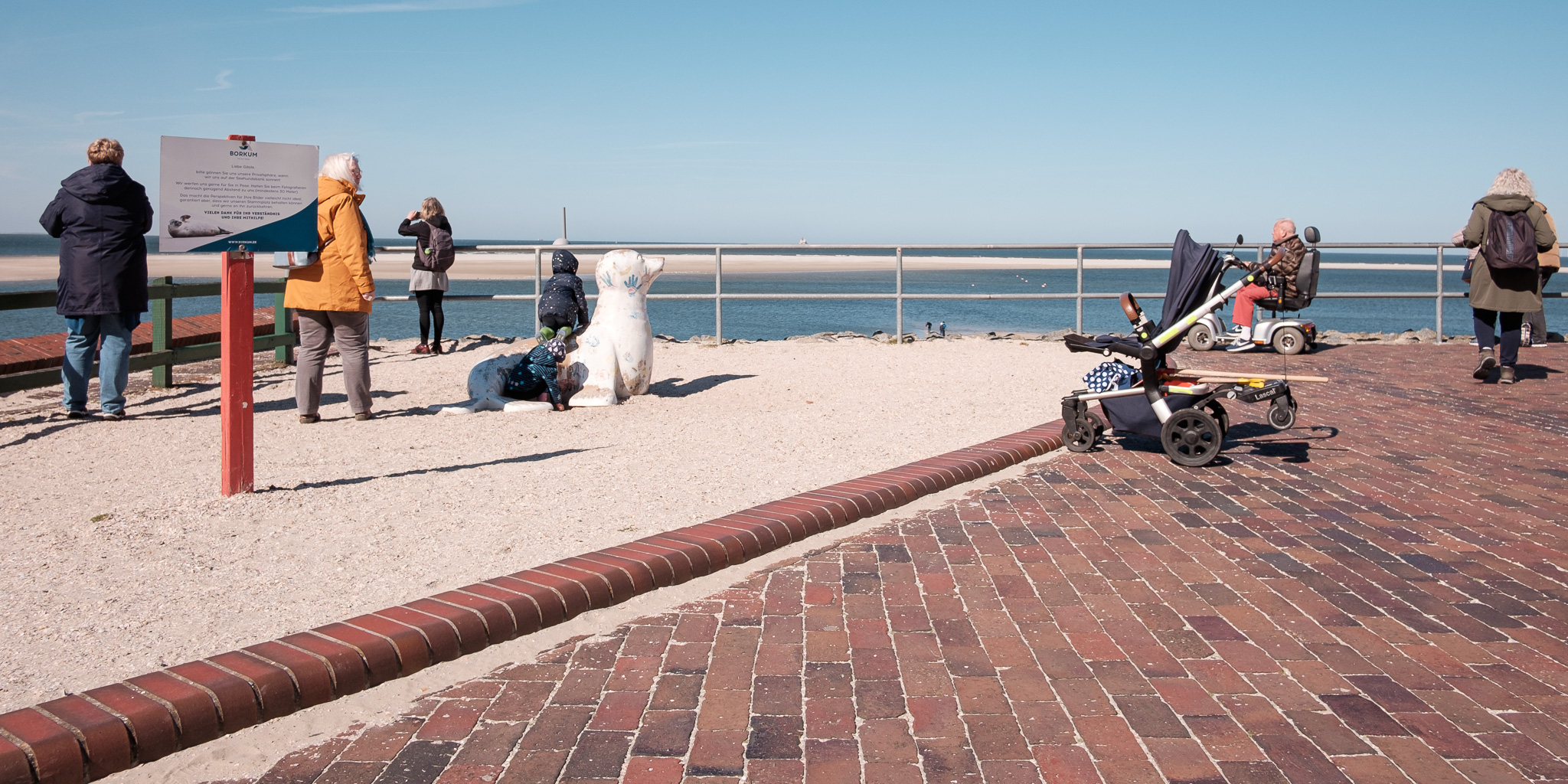 Borkum - Visitors