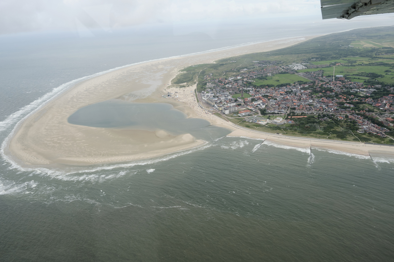 Borkum von oben