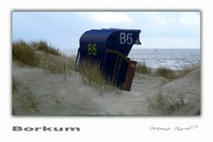 Borkum - Vorgeschmack auf's Wochenende / Strandkorb 86