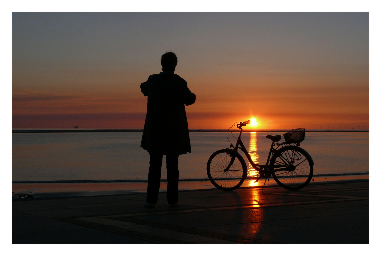 Borkum - Wenn die Sonne so schön untergeht ...