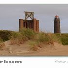 Borkum - Zwei Wahrzeichen der Insel: "Das Kleine Kaap" und "Der neue Leuchtturm"