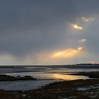 Borkumer Hafen im Morgenlicht