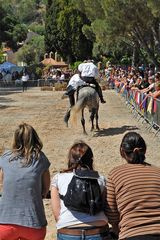 Bormes médiéval 2016: Reiter-Action war bei der Jugend sehr beliebt!