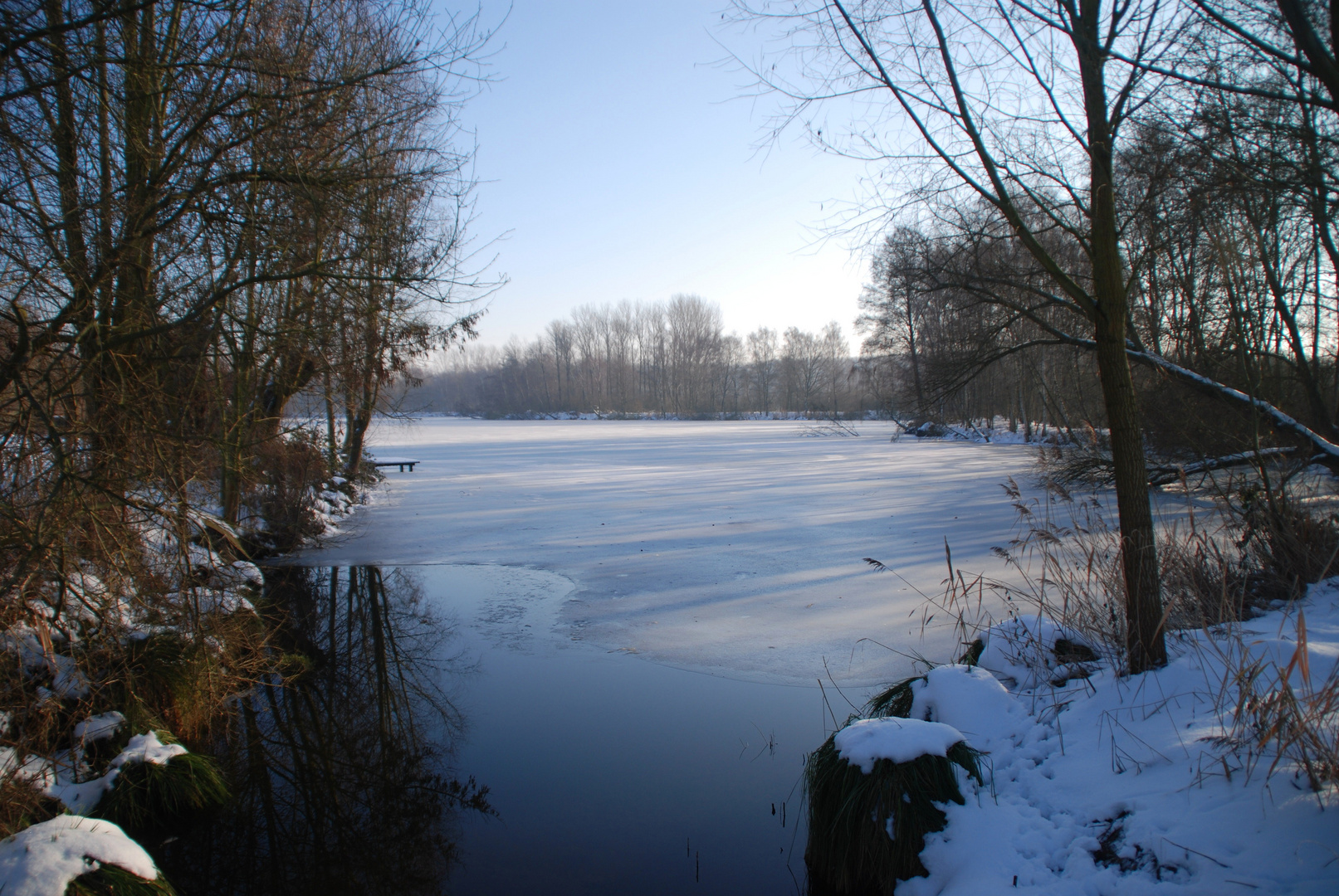 Bornersee hält Winterschlaf