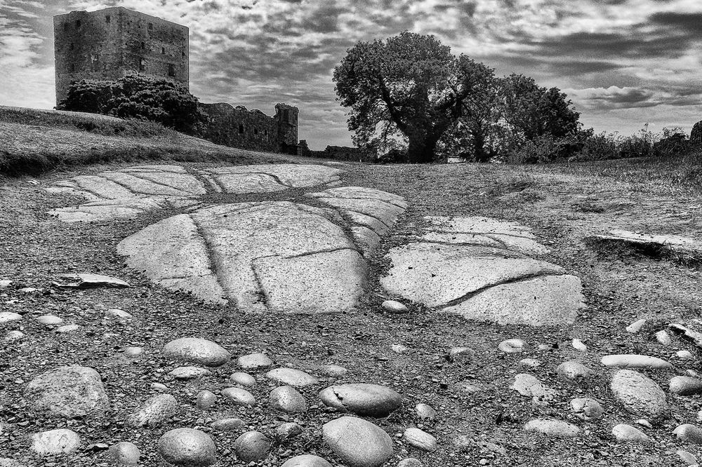 Bornholm: Burghof Hammershus