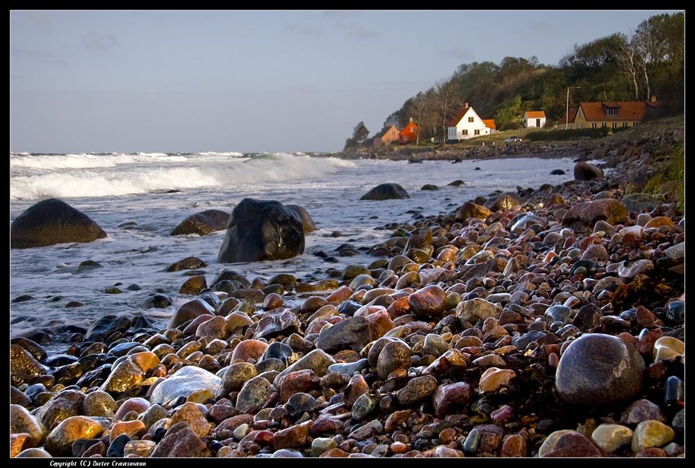 Bornholm, Hellig Peder, nasse Steine - Wet stones