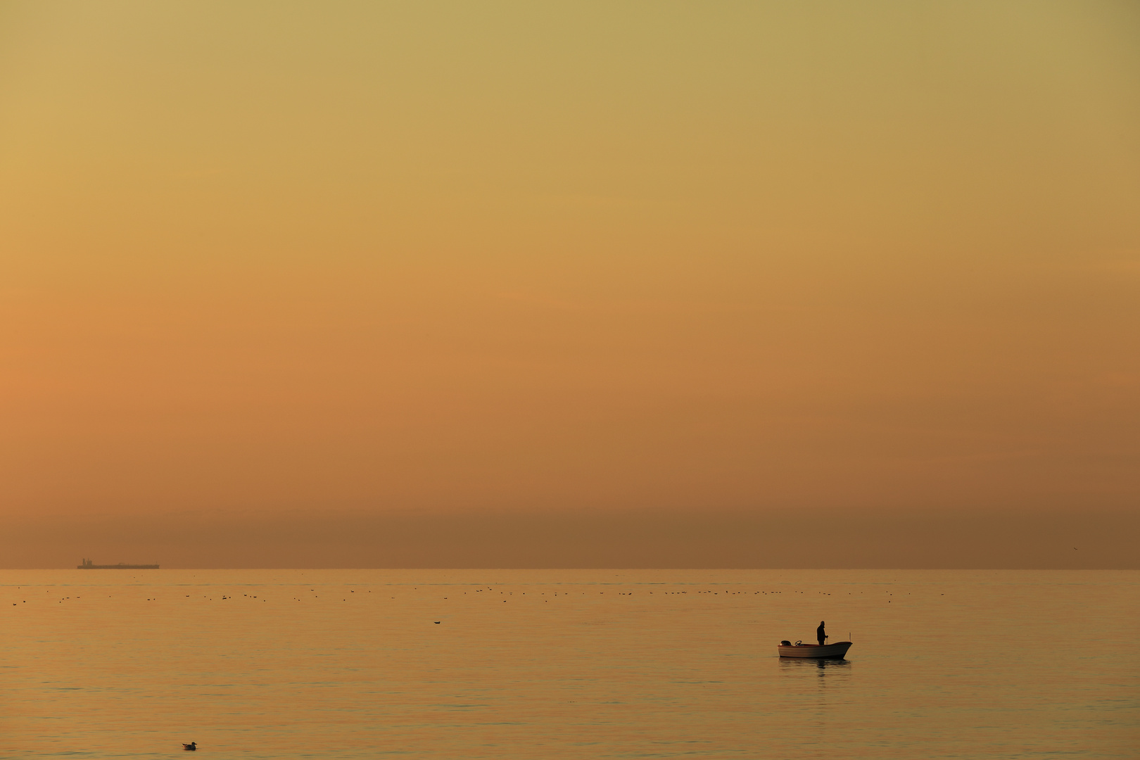 Bornholmer Sonnenuntergänge. Der alte Mann und das Meer 