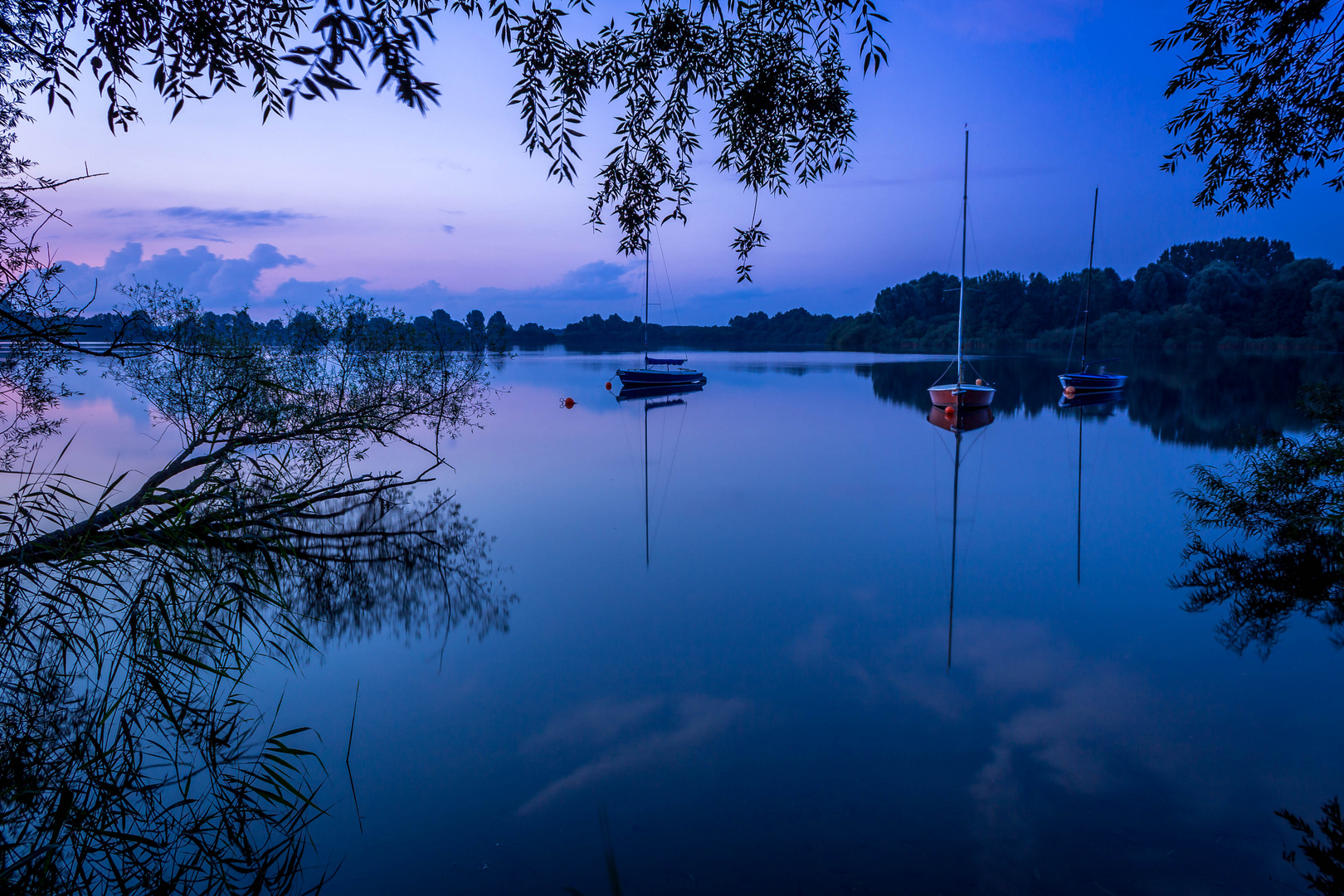 Bornhorster See am Abend