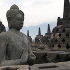 Borobudur bei Yogyakarta auf der Insel Java - Indonesien -