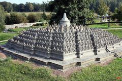 Borobudur Tempel - Modell -
