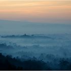 Borobudur Temple In The Mist