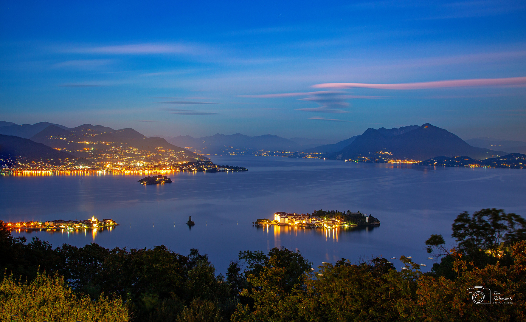 Borromäische Inseln im Lago Maggiore, Golf von Verbania