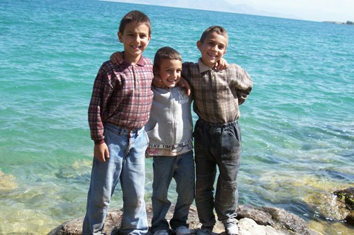 Borthers near lake Sevan