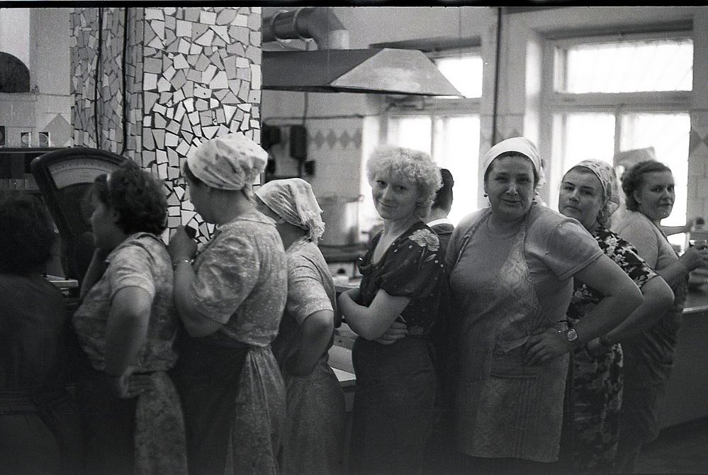 Borzya-1989, ZabWO, Chitinskaya Gebiet. Kiss-fabrik (serie). Frauen. Frauen ohne Männer