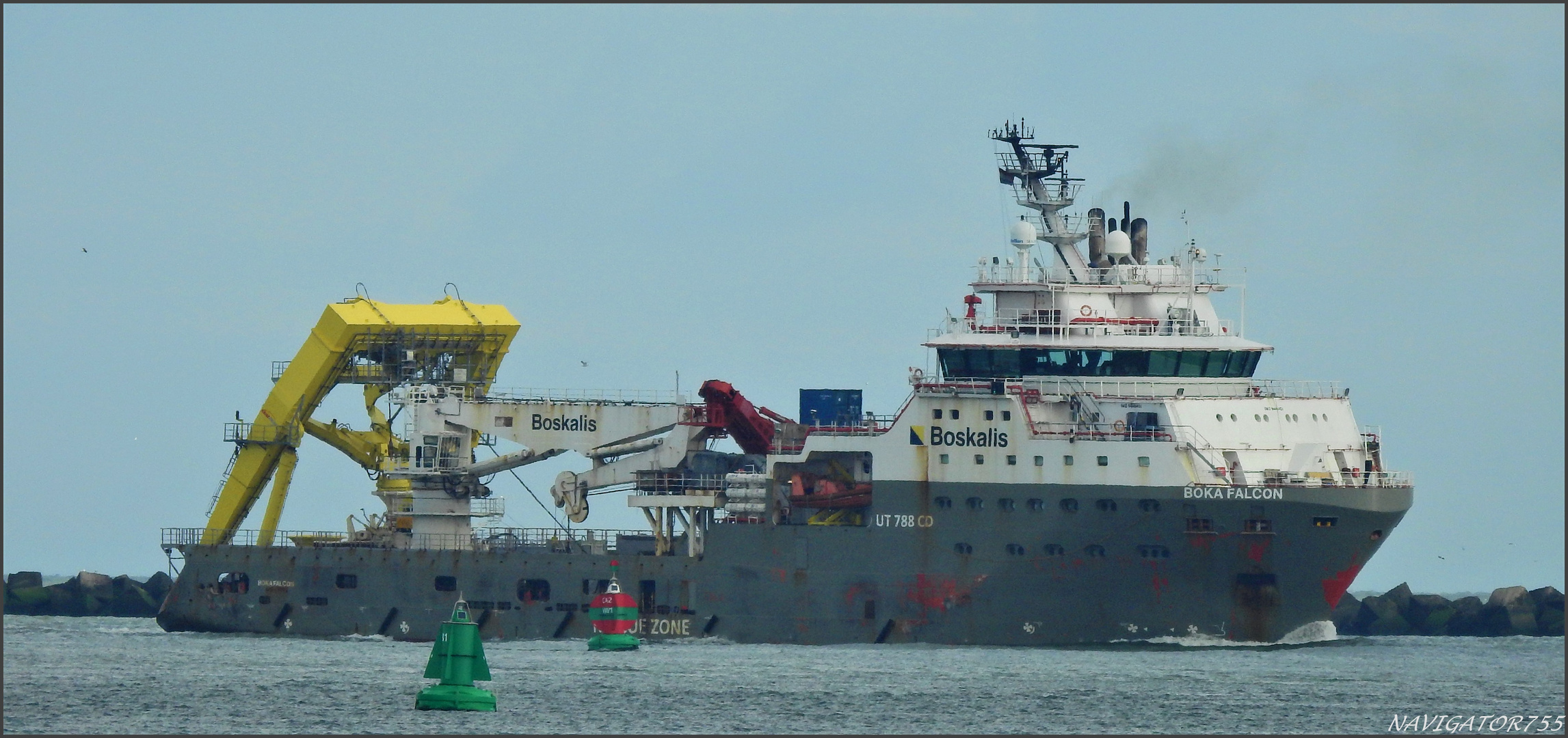 BOSKALIS BOKA FALCON; Calandcanal, Rotterdam