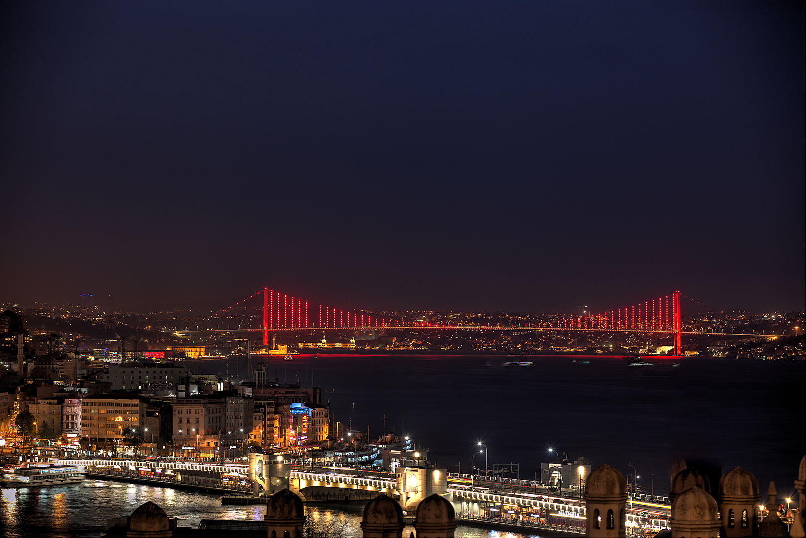 Bosphorus 1. Brücke/Galata Brücke von Eminönü