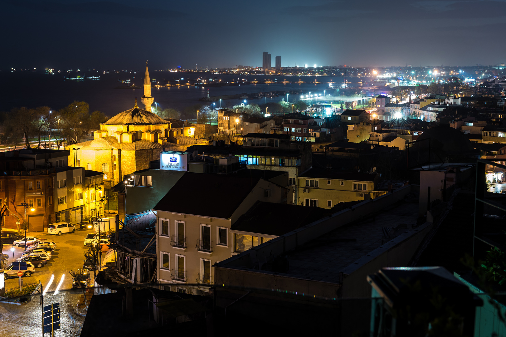 Bosporus bei Nacht