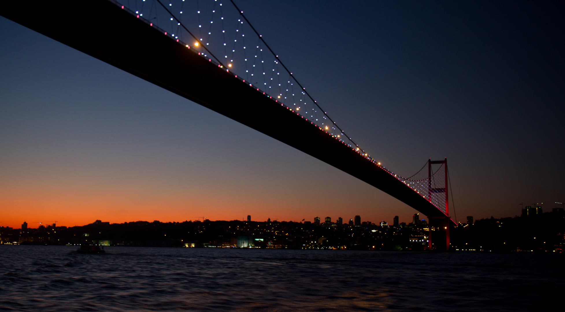 Bosporus by night