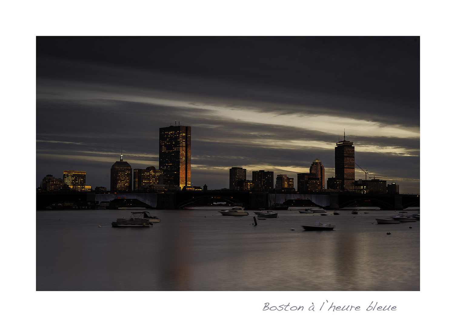 Boston à l'heure bleue.