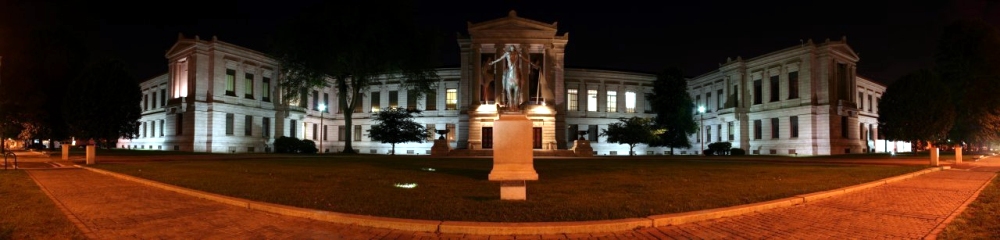 Boston At Night - The Museum Of Fine Arts