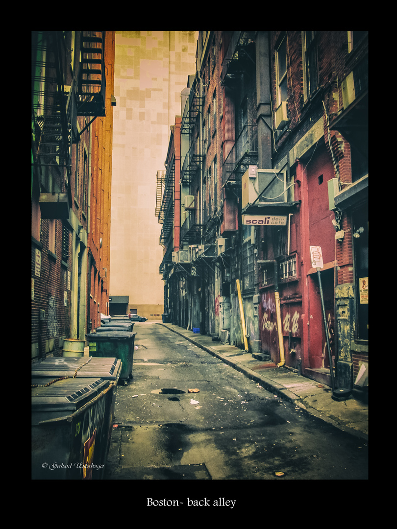 Boston - back alley