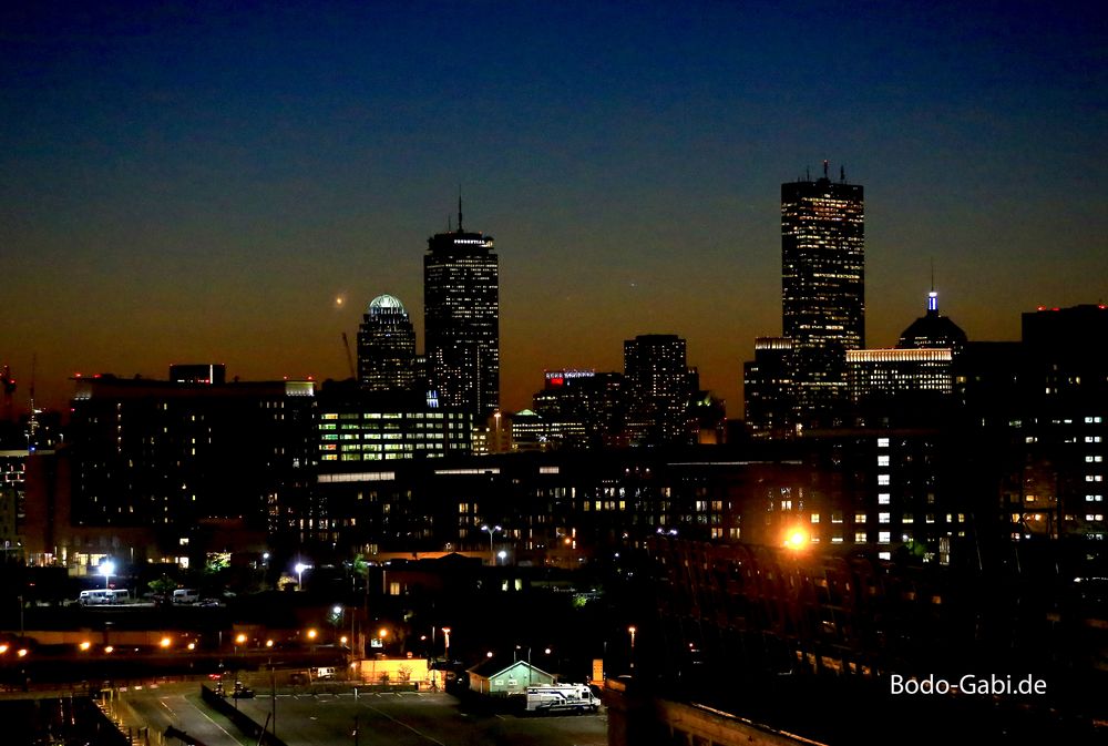 Boston bei Nacht