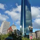 Boston, Blick auf die Glasfassade des John Hancock-Tower