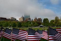 Boston Common Memorial Day Vorbereitung