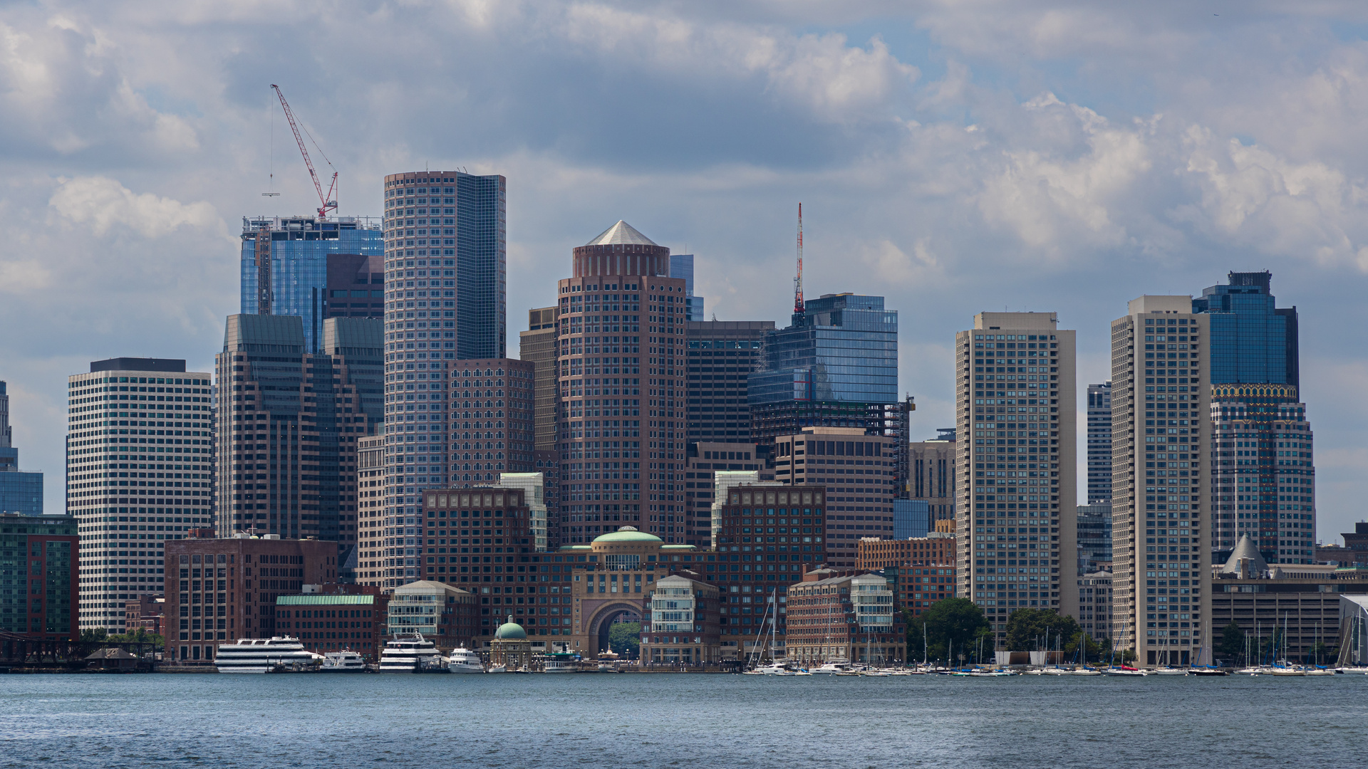 BOSTON HARBOR SKYLINE