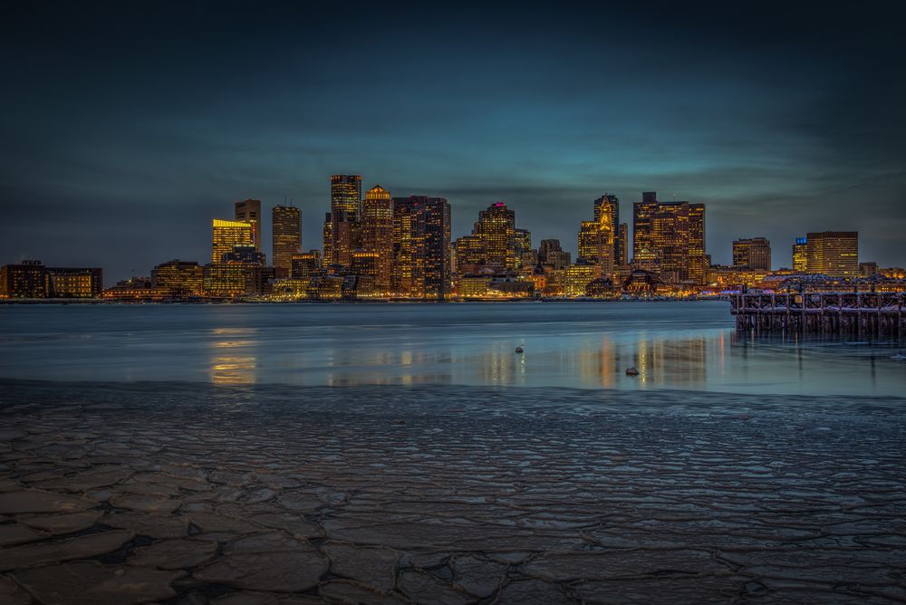 Boston Skyline -15°C