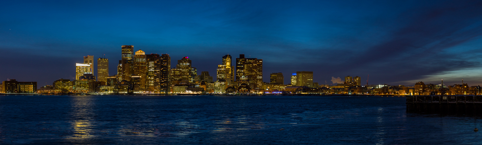 "Boston Skyline Panorama"