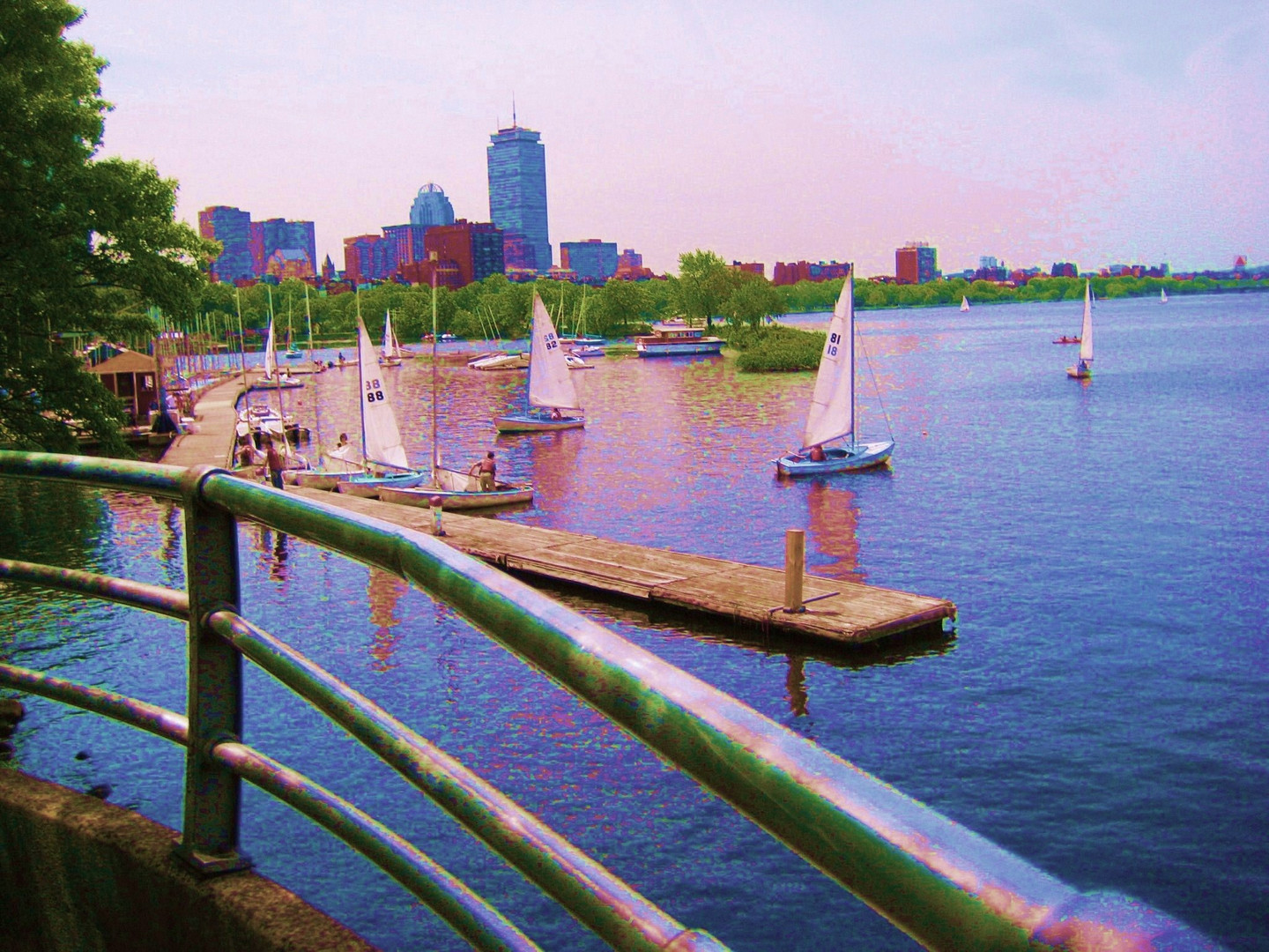 Boston Skyline ( teilweise bearbeitet )