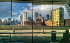 Boston skyline winter 2015