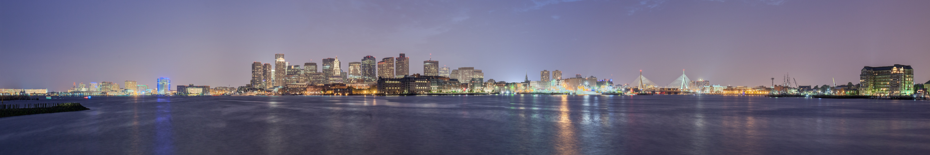 Boston - Twilight Panorama