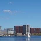 Boston's Charles River mit Skylines