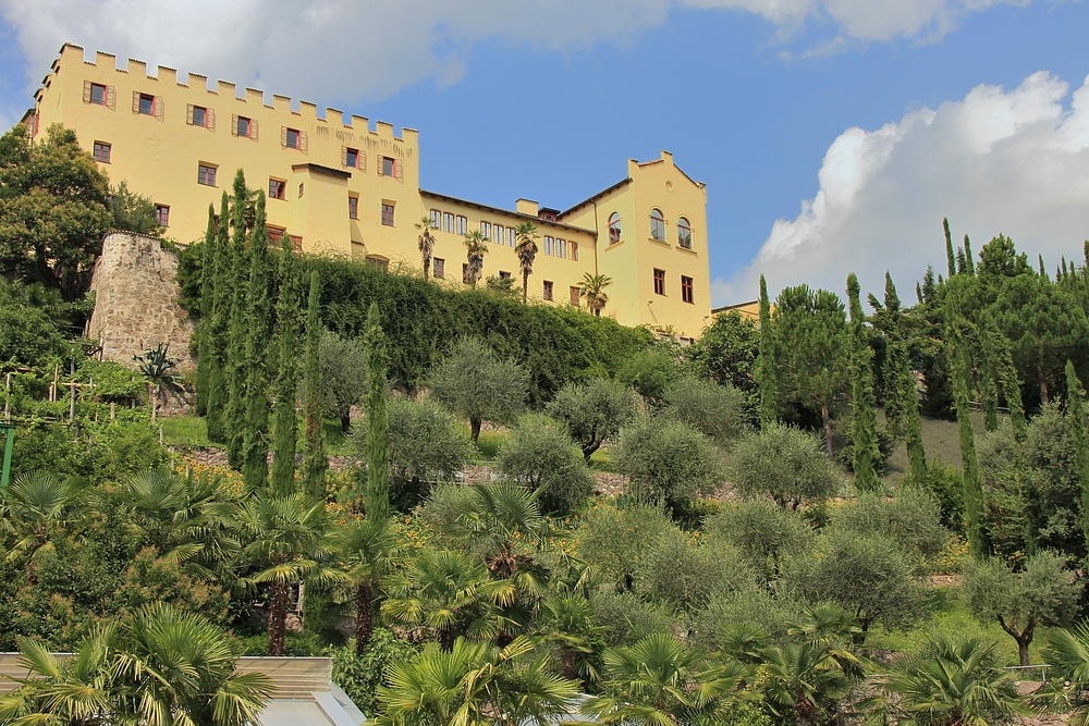 Botanischer Garten Schloss Trauttmansdorff in Meran. Bild 1