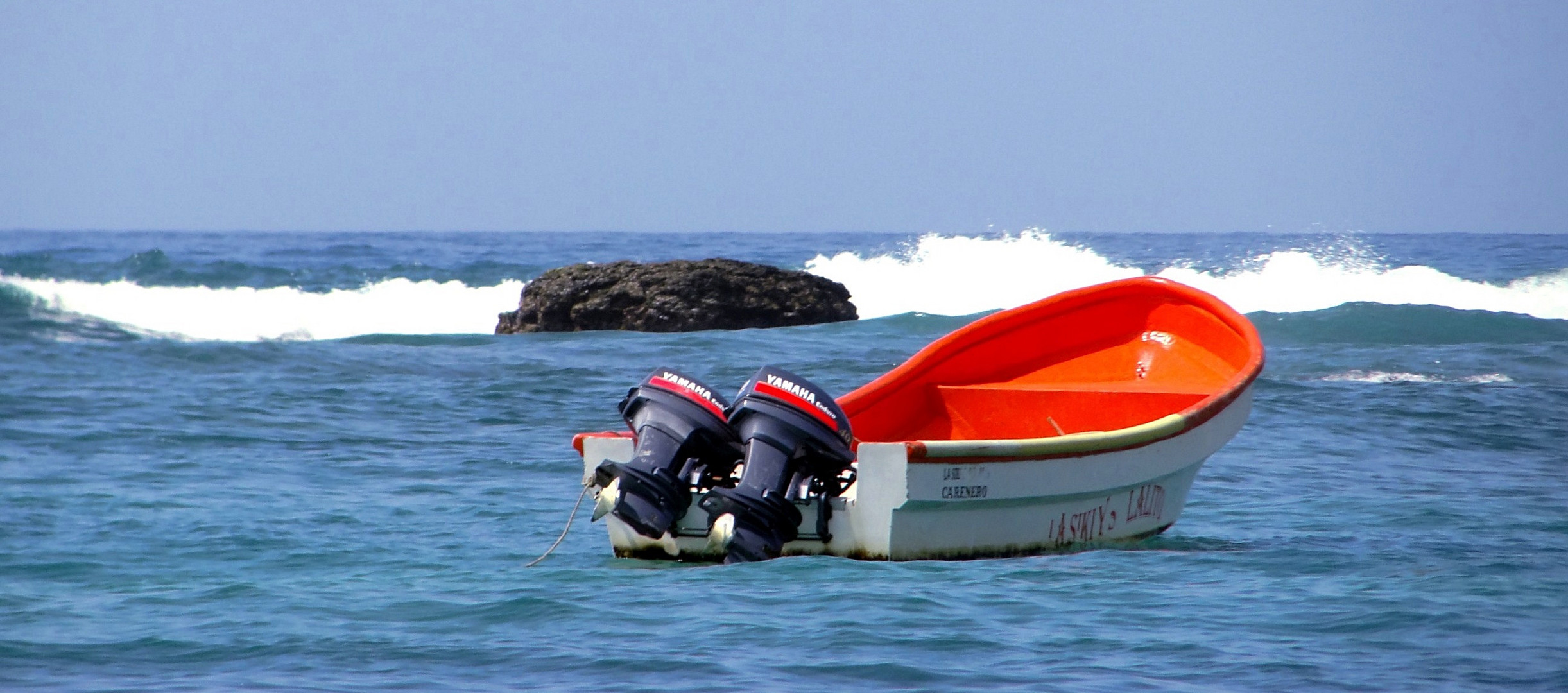 Bote en el mar...