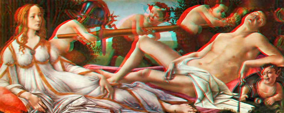 Boticelli: Venus Mars -3D Konversion-