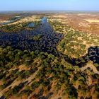 Botswana: Flug übers Okavango Delta