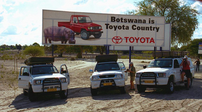 Botswana is Toyota Country!