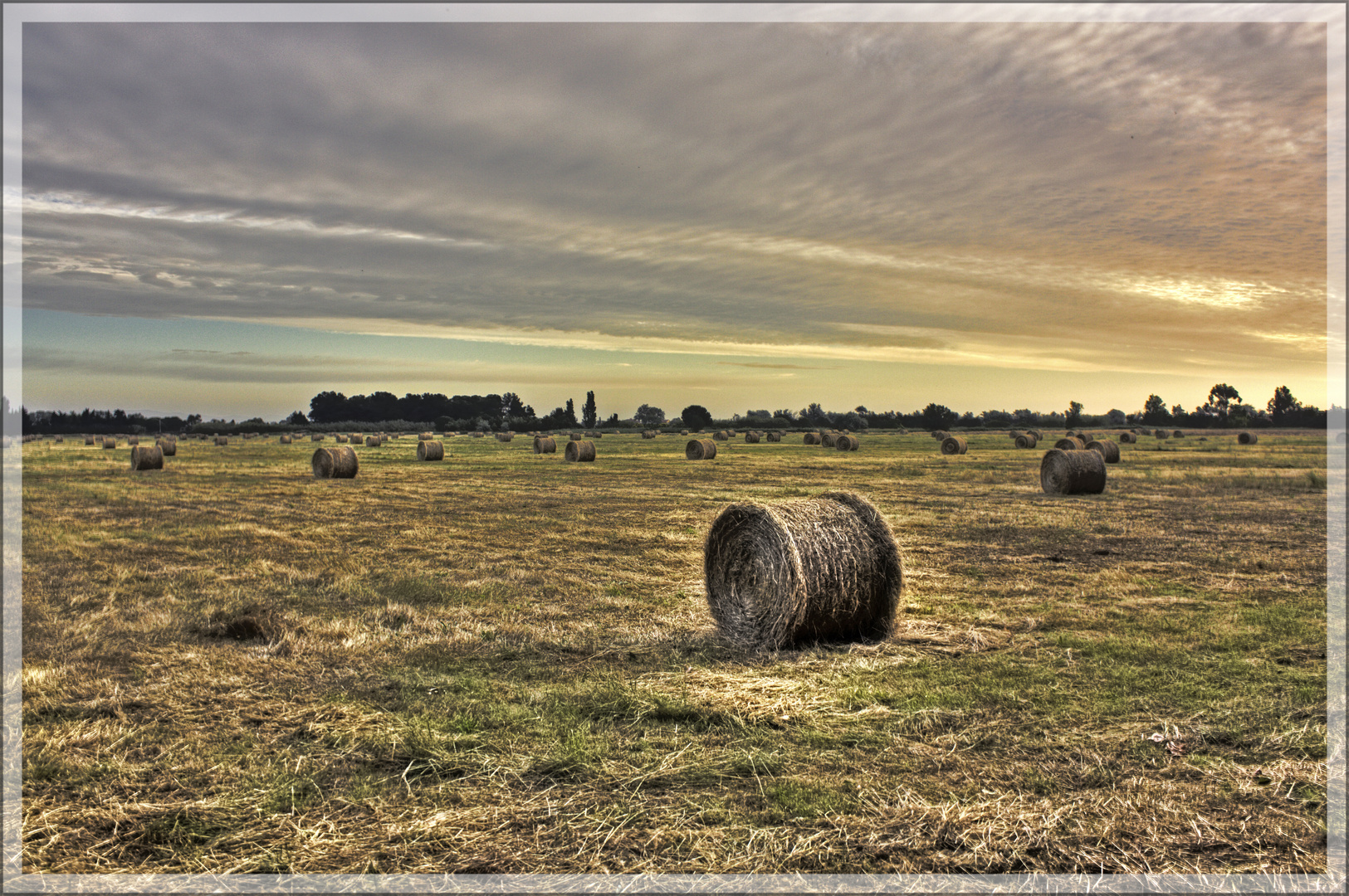 bottes de foin hdr