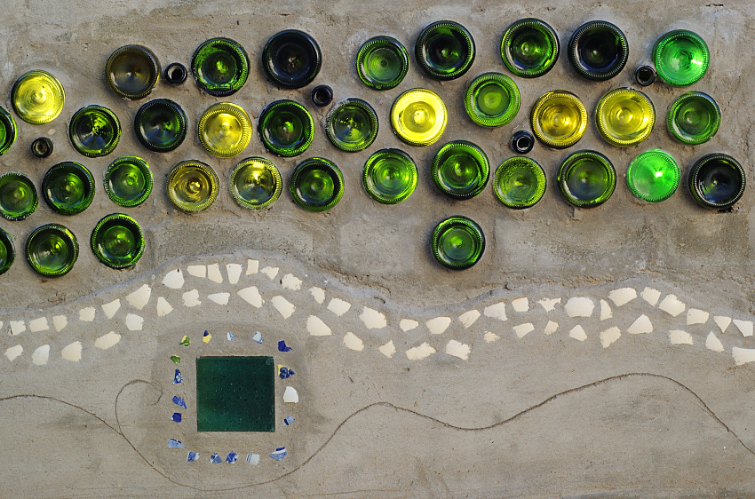 bottle wall