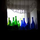 bottles in the window