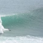 Bottom Turn on massive Set-Wave at Padang-Padang, Bali, Indonesia